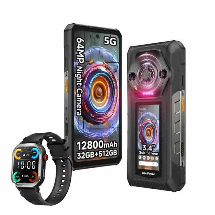 Ulefone Armor 30 Pro 5G 512GB celular resistente con doble pantalla