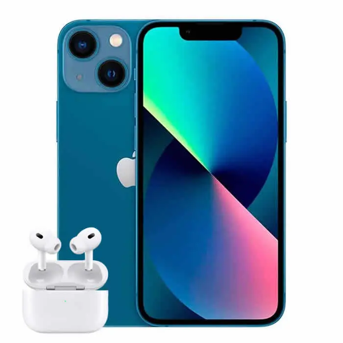 iPhone 13 de exhibición Azul