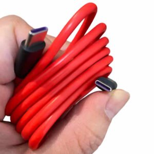 Cable Ulefone Tipo C a C 33W original color rojo
