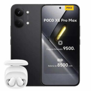 Celular Xiaomi Poco X8 Pro Max 5G 512GB Negro + Buds